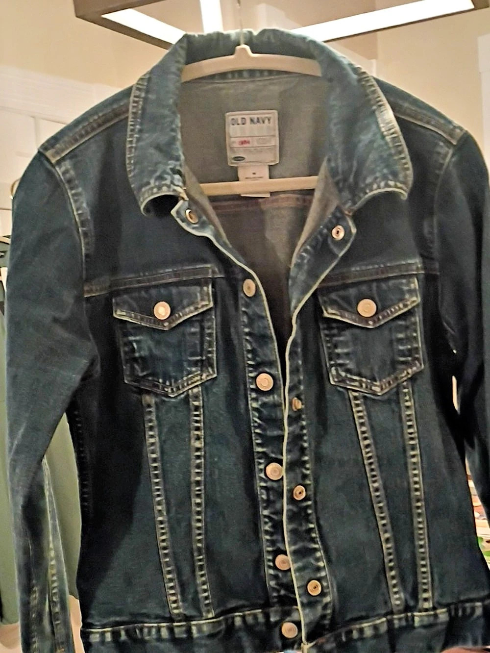 Old Navy Classic Jean Jacket Denim Jean Jacket Size Medium